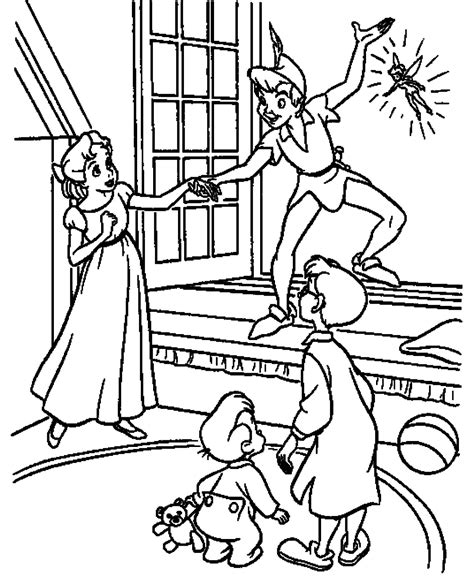 Printable Peter Pan Coloring Pages